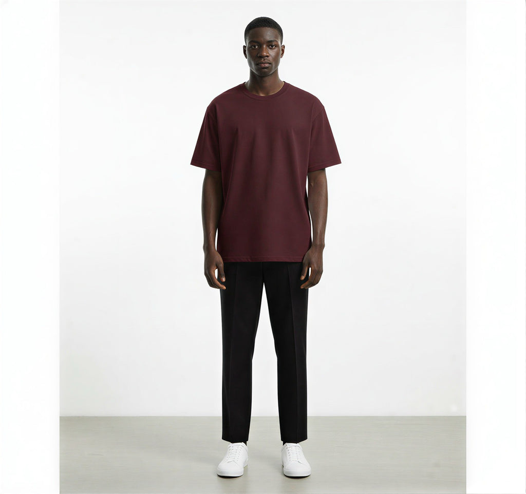Unisex Terry Oversized Cotton Polyester Tee (260gsm) - Dark Colours