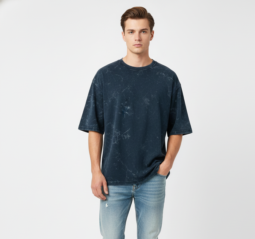 Acid Wash Oversized Tee